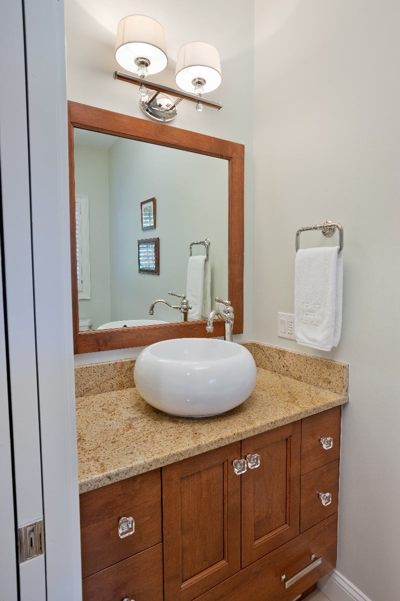 Powder Room Vessel Sink