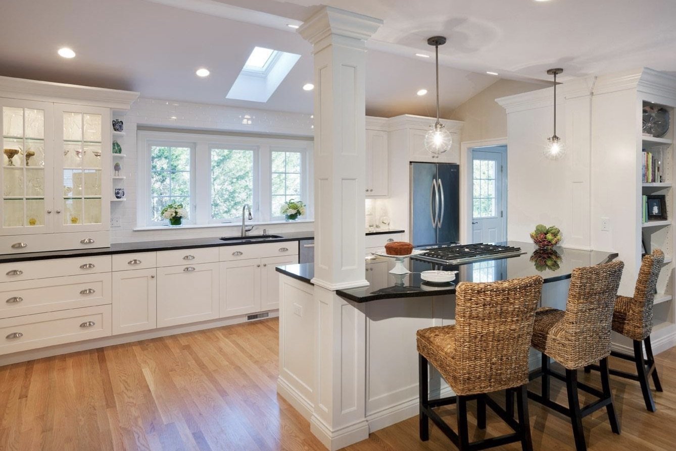 kitchen cathedral ceiling