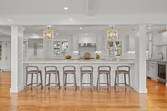 Luxury Lakefront Kitchen Remodel Designed for Entertaining
