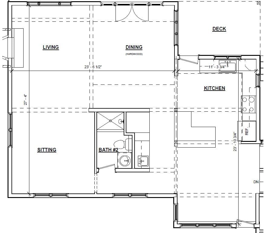 lake house kitchen Exisiting Floor Plan lake house kitchen Exisiting Floor Plan