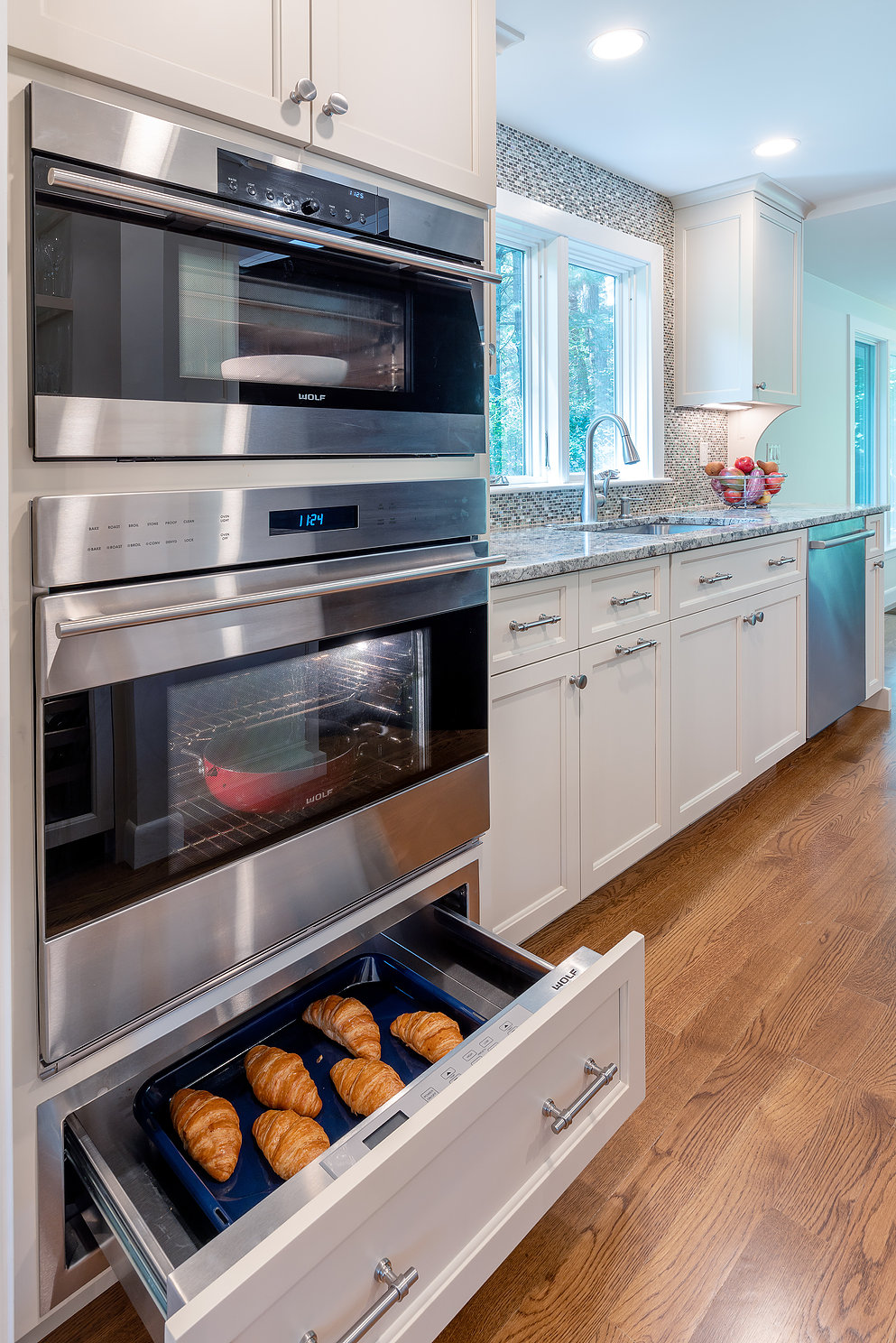 wall oven and warming drawer in westwood, massachusetts