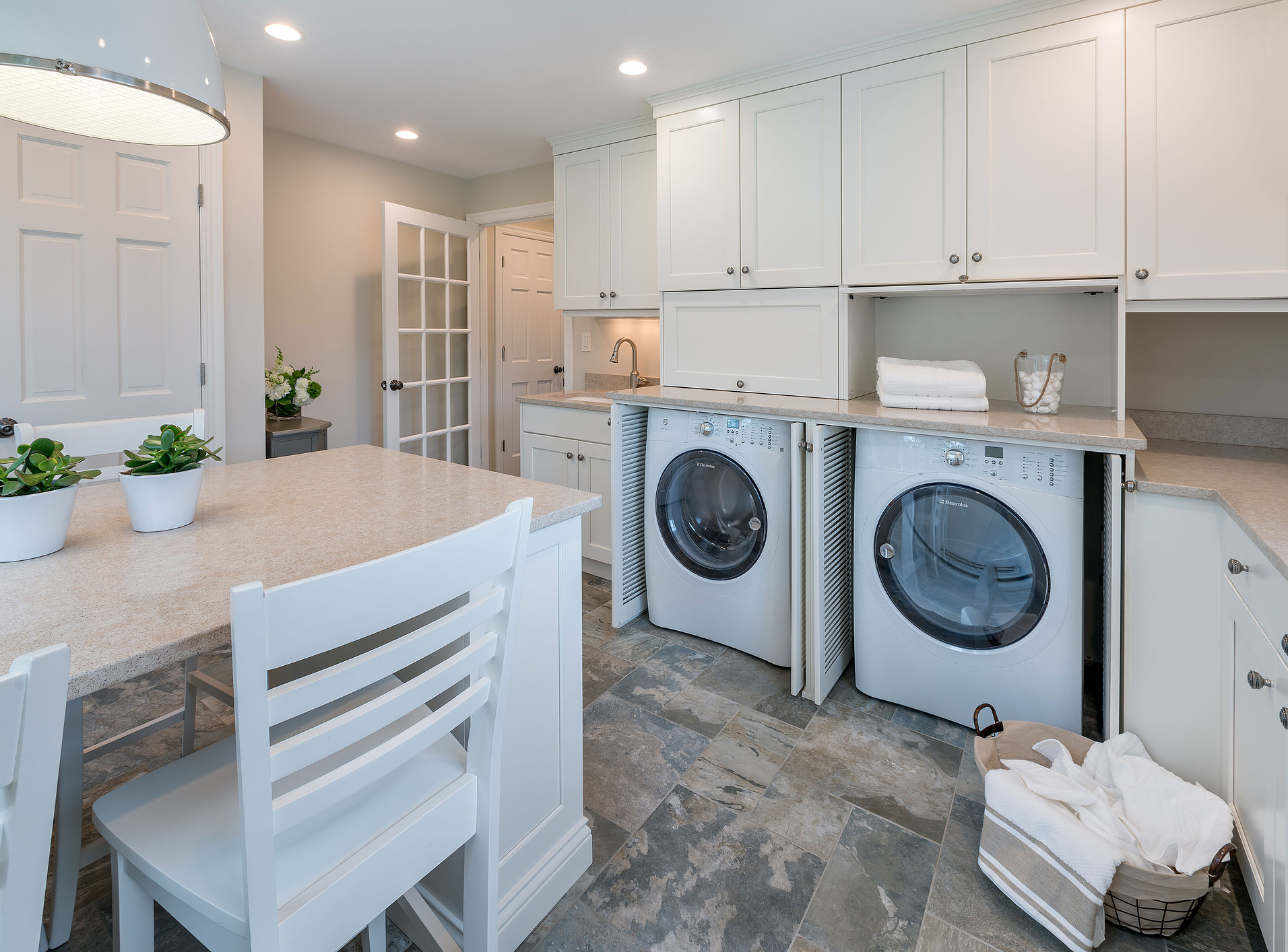 new laundry room addition in dover, massachusetts