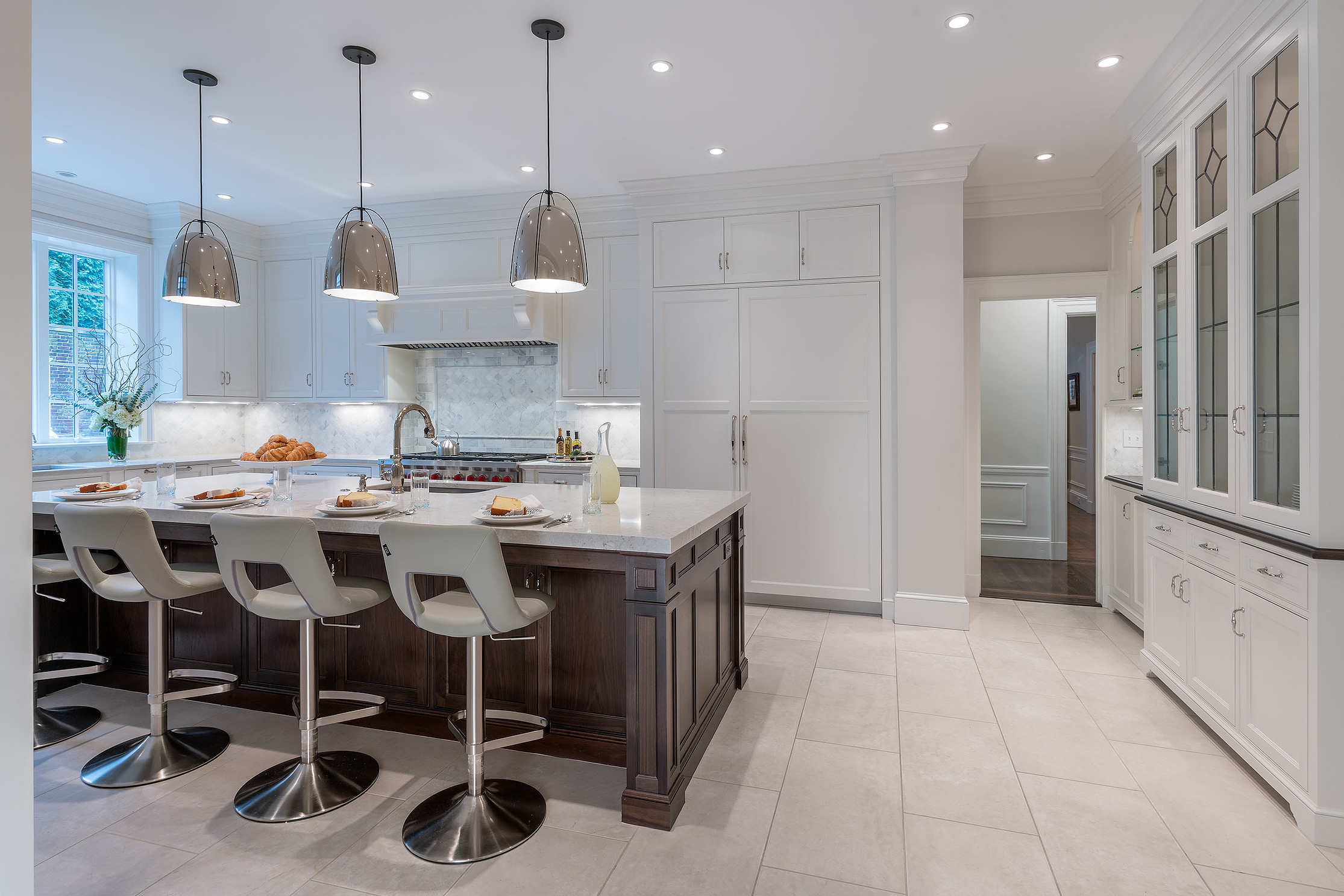 kitchen renovation and custom cabinetry in brookline, massachusetts