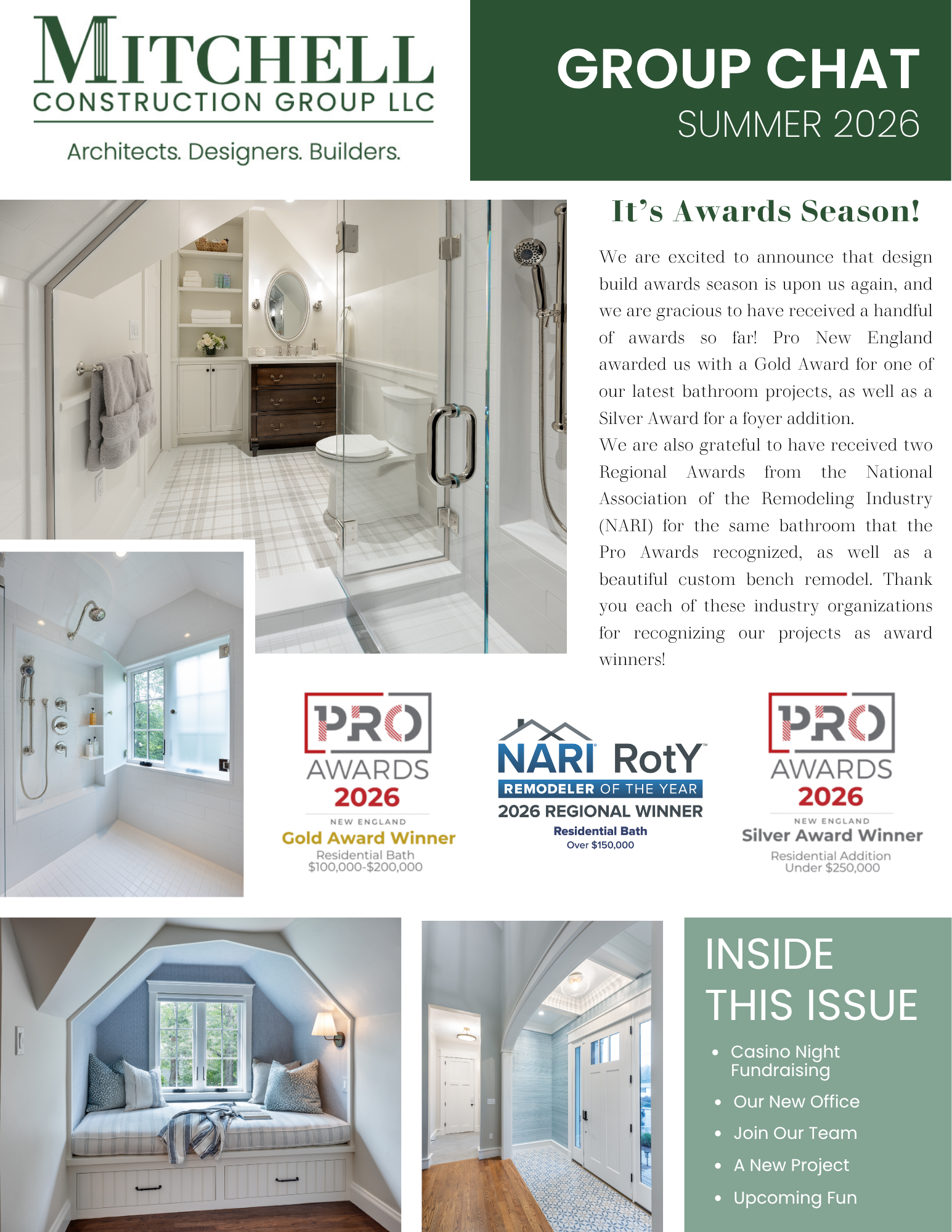 Summer 2026 Newsletter Cover