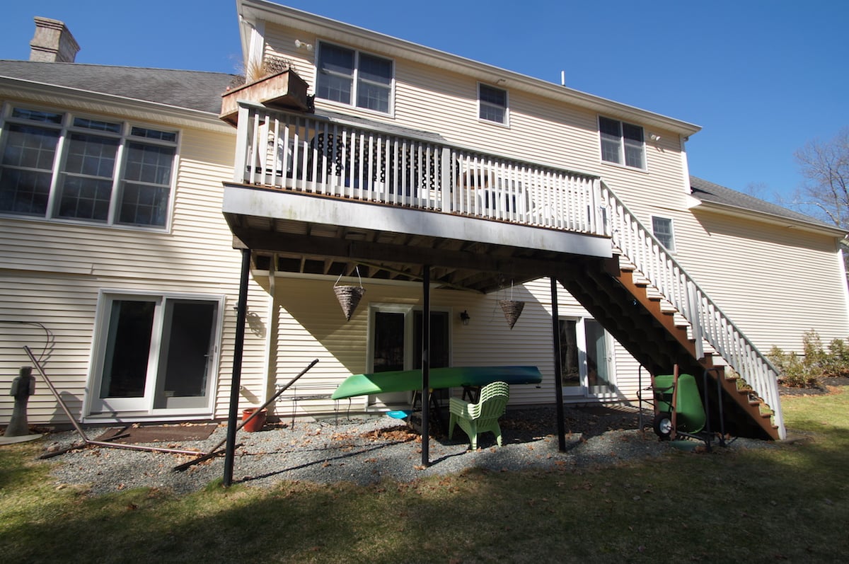 Before - Back Deck